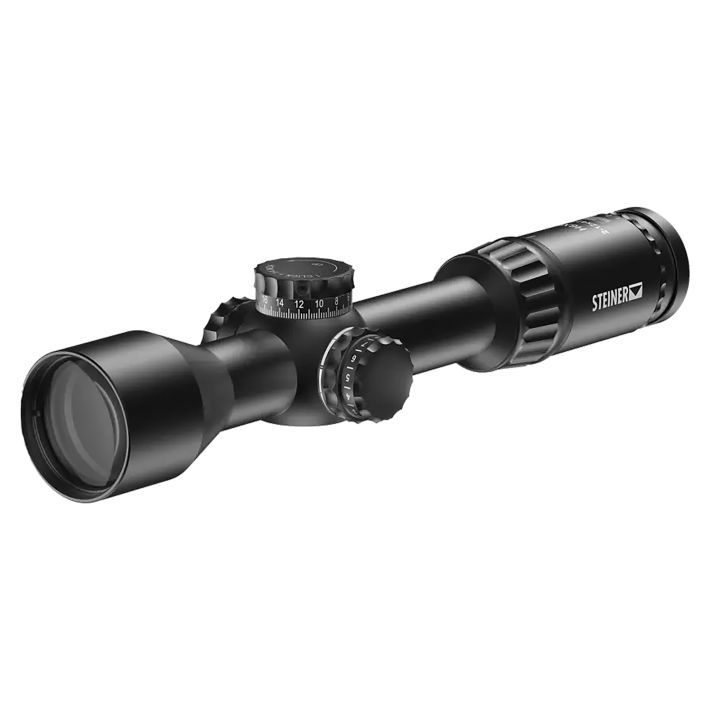 Steiner 8782 H6XiBlack 2-12x42mm 30mm Tube, Illuminated STR-MIL Reticle