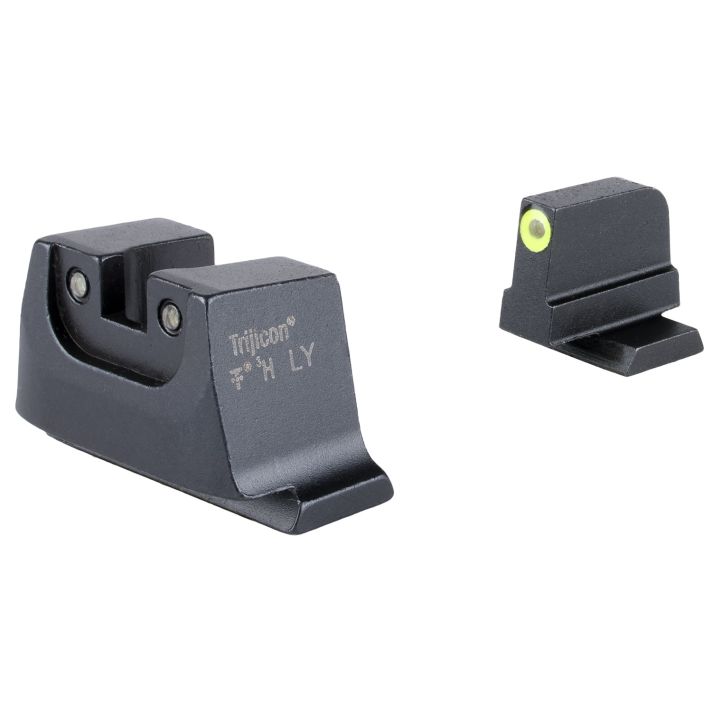 Trijicon SA240C601149 Suppressor/Optic Height SightsGreen/Tritium Yellow Outline Front Sight-Green/Tritium Black Outline Rear Sight Smith & Wesson M&P C.O.R.E./ M&P M2.0