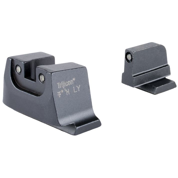 Trijicon SA240C601150 Suppressor/Optic Height SightsGreen/Tritium Black Outline Front Sight-Green/Tritium Black Outline Rear Sight Smith & Wesson M&P C.O.R.E./ M&P M2.0