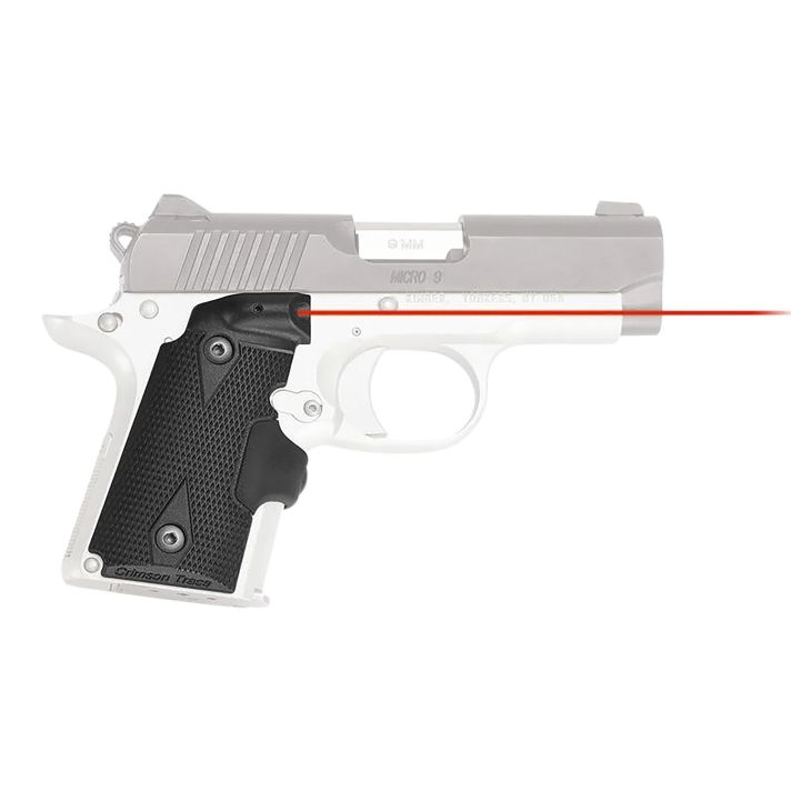 Crimson Trace 0152601 LG-409 LasergripsBlack Red Laser Kimber Micro 9