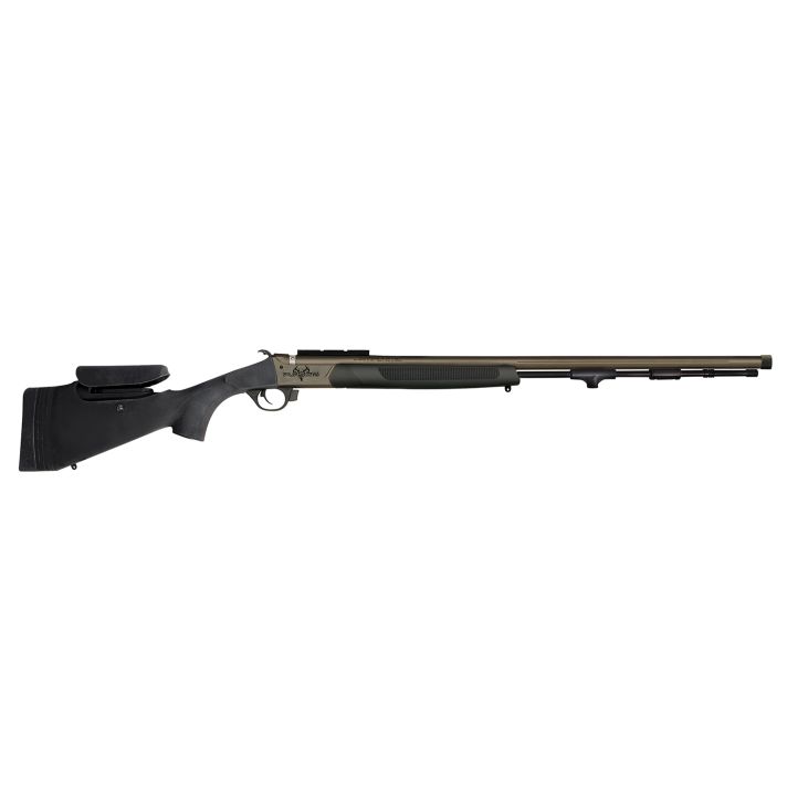 Traditions R74660450B Pursuit XT Pro 50 Cal Tungsten Cerakote 26" Fluted/Threaded w/VAPR Twist Barrel, Black Adj Cheek Piece & LOP Synthetic Stock
