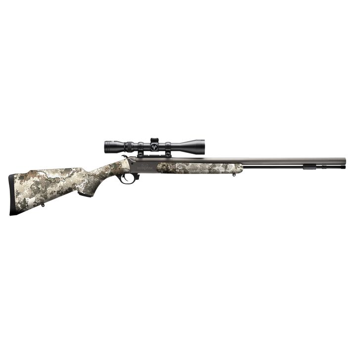 Traditions CR5-843304434 NitroFire VAPR w/Scope 50 Cal 209 Primer 26" Sniper Gray Cerakote Fluted & Tapered Barrel, Drilled & Tapped Receiver, Veil Alpine Fixed Synthetic Stock, 3-9x40mm Duplex