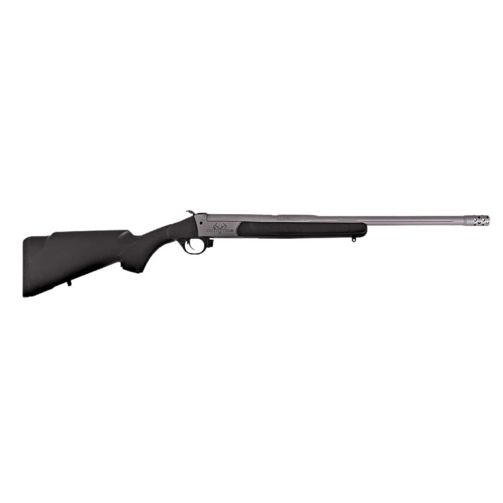Traditions CR361130T Outfitter G3 360 Buckhammer 22" Tungsten Cerakote Chrome Lined Steel/ Target Crown Barrel, Tungsten Cerakote Drilled & Tapped Receiver, Adj Cheek Piece & LOP Black Synthetic Stock