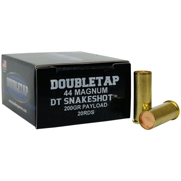 DoubleTap Ammunition 44MSS2 Snake Shot44Mag 200gr 20 Per Box/50 Case