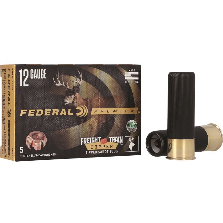 Federal P151FT Premium Freight Train 12Gauge 3" SlugShot 5 Per Box/10 Case