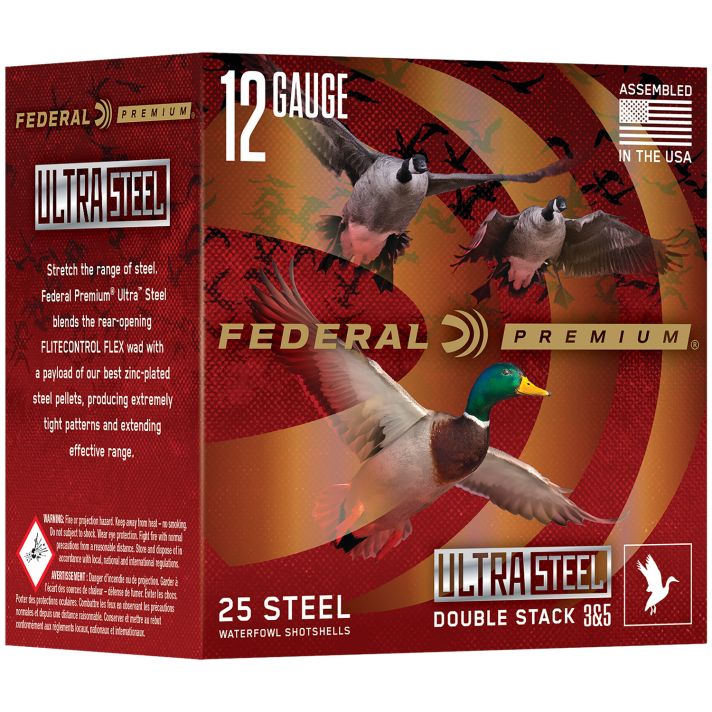 Federal PWUX1422BB Premium12Gauge 3" 1 1/4 oz 2 Shot 25 Per Box/10 Cs