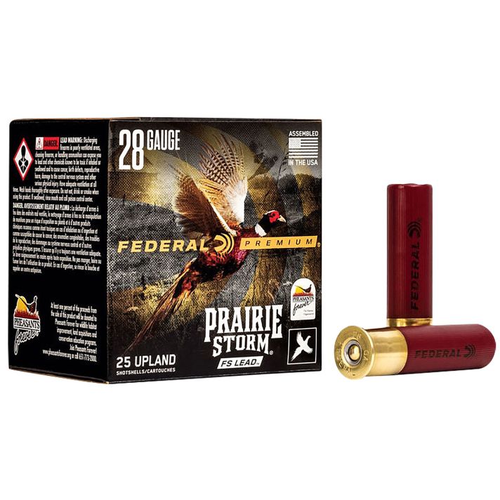 Federal PFX285FS6 Premium Prairie Storm FS 28Gauge 3" 7/8oz 6Shot 25 Per Box/10 Case