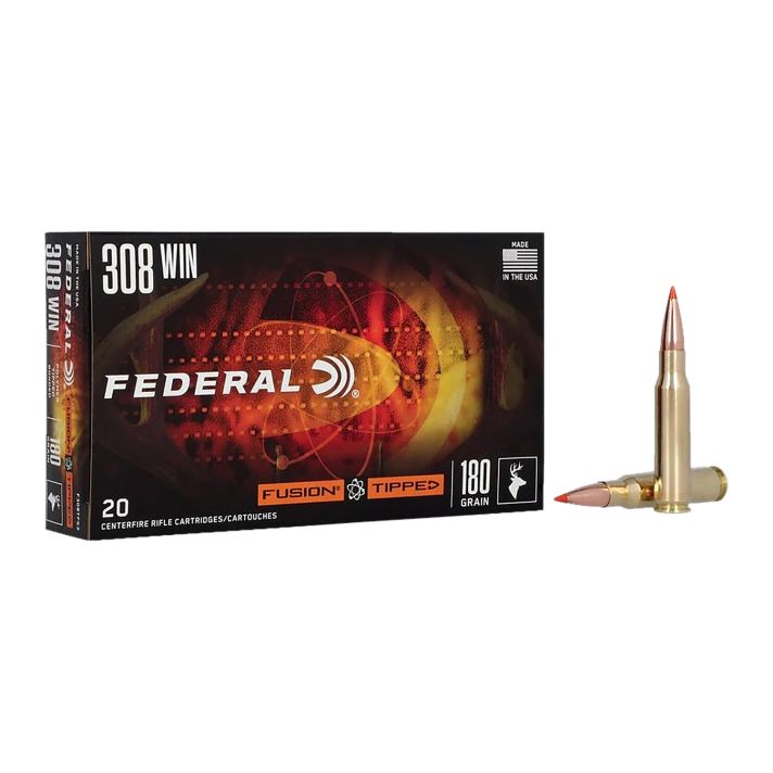Federal F308TFS3 Fusion308Win 180gr Bonded Soft Point 20 Per Box/10 Case