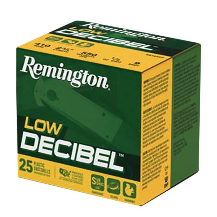Remington Ammunition R20740 Low Decibel410Gauge 2.50" 9Shot 25 Per Box/10 Case
