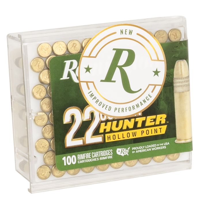 Remington Ammunition R21251 Golden Hunter22LR 40gr Plated Hollow Point 100 Per Box/50 Case