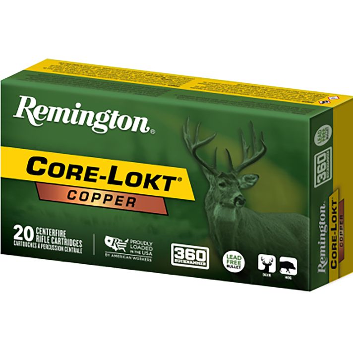 Remington Ammunition R20061 360Buckhammer 160gr Core-Lokt Tipped 20 Per Box/10 Case