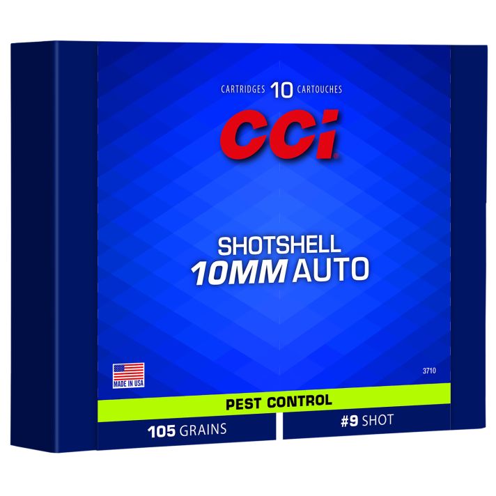 CCI 3710 Pest Control10mmAuto 105gr 10 Per Box/20 Case