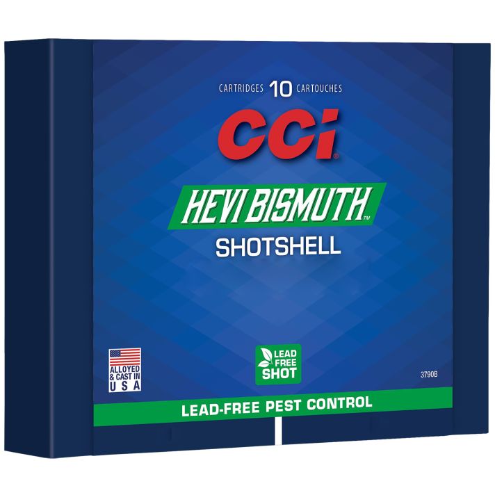 CCI 3744B Pest Control HEVI-Bismuth 44Special/44Rem Mag 10 Per Box/20 Case
