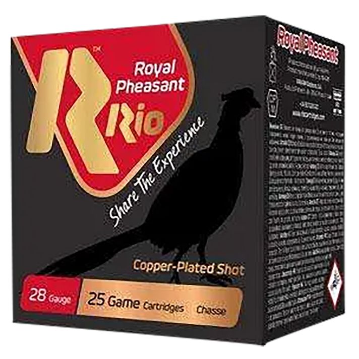 Rio Ammunition RPC285 Royal Pheasant28Gauge 2.75" Copper 5Shot 25 Per Box/10 Case