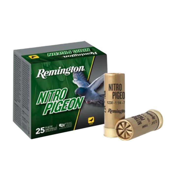 Remington Ammunition R28681 Nitro Pigeon12Gauge 2.75" 7.5Shot 25 Per Box/10 Case
