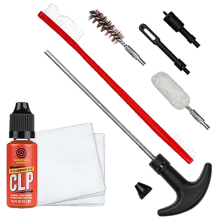 Shooters Choice SHFSRK45 Gun Rod Cleaning Kit .45 ACP Rifle