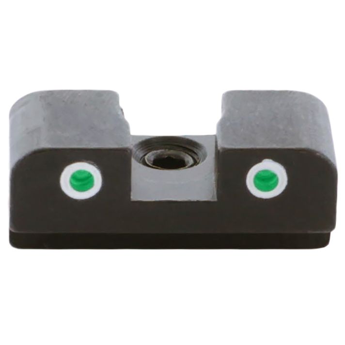 AmeriGlo XD191R Tritium Rear Sight for Springfield XD/HellcatGreen Tritium White Outline Rear