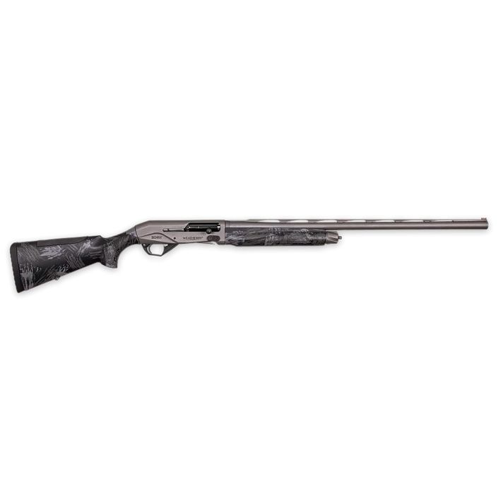 Weatherby XST1228SMG SorixFull Size 12 Gauge Semi-Auto 3.50" 2+1 28" Gray Cerakote Vent Rib Barrel & Drilled & Tapped Steel Receiver, Storm Camo Synthetic Stock w/Adj Shim, Ambidextrous