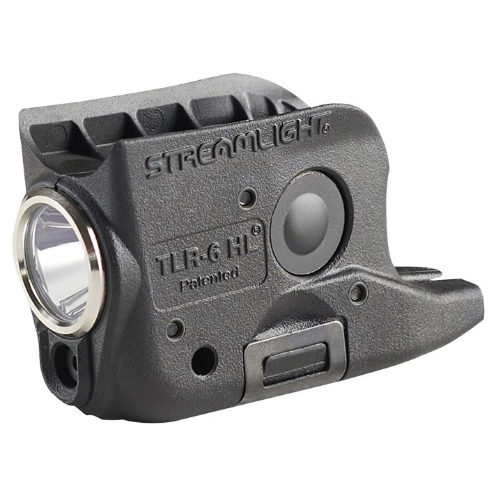 Streamlight 69340 TLR-6 HL Gun LightBlack 300 Lumens White LED/Red Laser Glock 42/43/43X/48