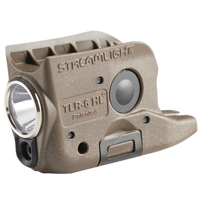 Streamlight 69351 TLR-6 HL G Gun LightFlat Dark Earth 300 Lumens White LED/Green Laser Glock 42/43/43X/48