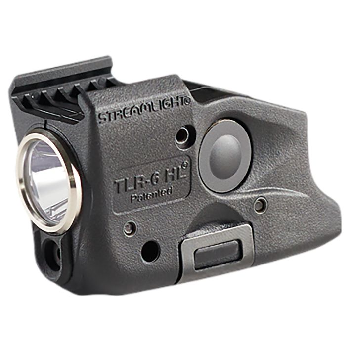 Streamlight 69352 TLR-6 HL G Fits S&W M&P Shield/Sig P365 Pistol/Compatiblew/ Glock 42/43, 300 Lumens, White LED Bulb, Green Laser, 130 Meters Beam, Black