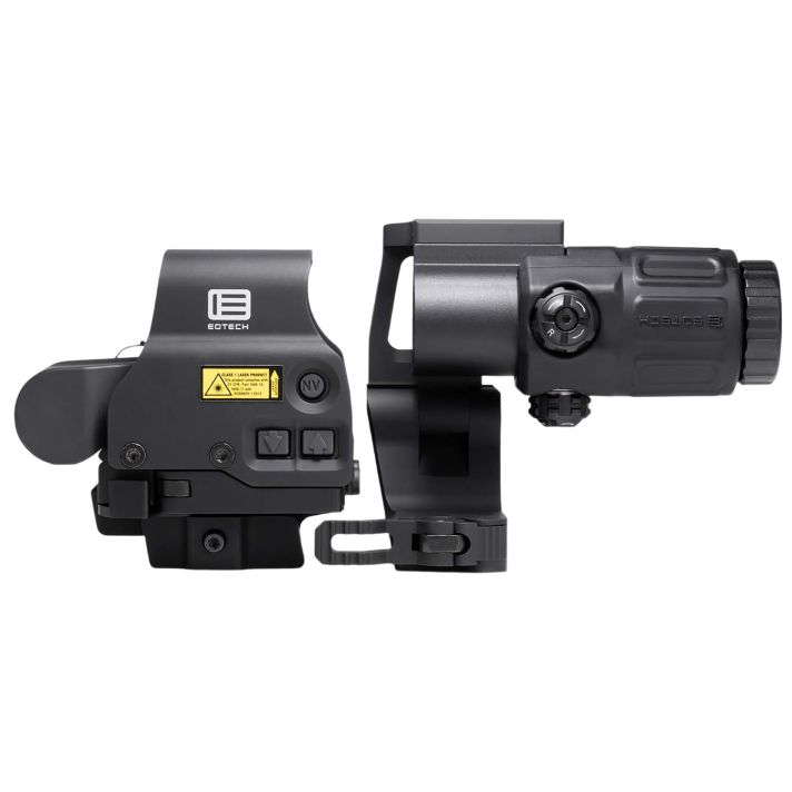 Eotech HHSSTC HHSSTC EXPS & G33 Magnifier Matte Black 1x/3x 1.20" x 0.85" 1 MOA Red Dot/68 MOA Ring