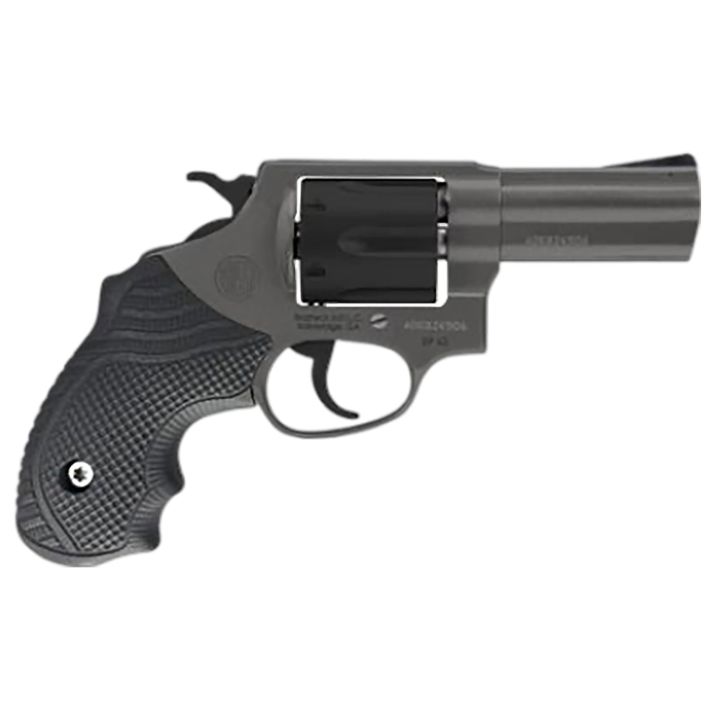 Rossi 2RP631CLOK RP63Small Frame 357 Mag/38 Special +P 6rd 3" Tungsten Cerakote Stainless Steel Barrel, Matte Black Cylinder, Tungsten Cerakote Stainless Steel Frame, Black LOK Grip