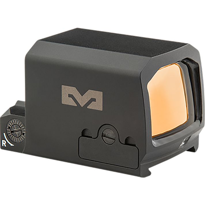 Meprolight USA 901141272 MPO PRO-F Black 1x, 3 MOA/33 MOA 3 MOA Red Dot/33 MOA Red Bullseye/Ring Multi Reticle Reticle