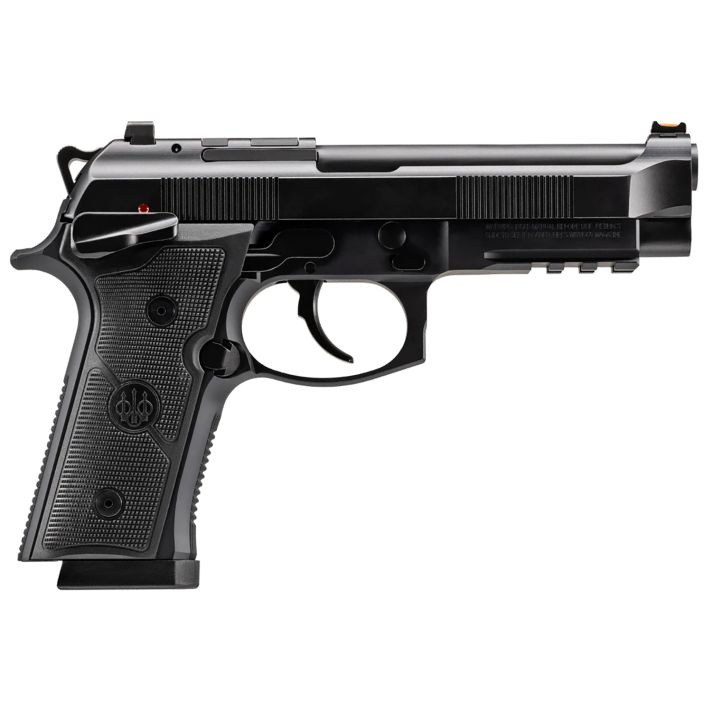 Beretta USA J92XFMSDA20 92GTS9mm Luger 10+1 4.70" Black Inox Steel Barrel, Black Cerakote Optic Ready/Serrated Steel Slide + Aluminum Frame w/Beavertail & Picatinny Rail, Ambidextrous