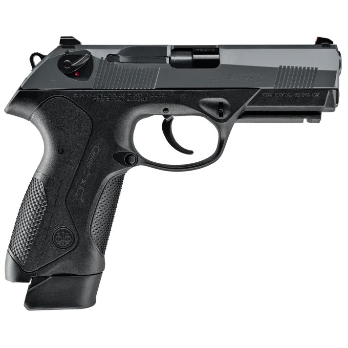 Beretta USA JXF9G17SD PX4 Storm G-SD Full Size Frame 9mm Luger 20+1/17+1 4" Black Inox Heavy Contour Rotating Barrel, Black Bruniton Serrated Steel Slide, Black Polymer Frame w/Picatinny Rail