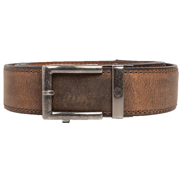 Team Nexbelt Operating PCS2234 EDC Crazy Horse Brown Leather 1.50" Wide
