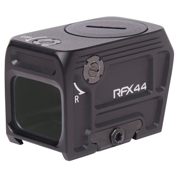 Viridian 9810113 RFX44Black Anodized 1 x 21 x 16.5mm 5 MOA Green Dot ACRO/Picatinny High Mount