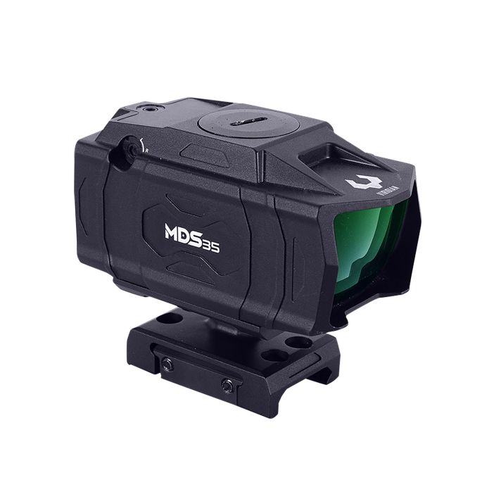 Viridian 981-0128 MDS35Black Anodized 1 x 36 mm 3 MOA Green Dot