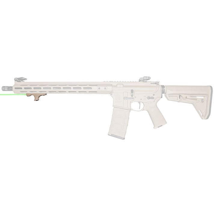 Viridian 912-0060 HS1 AR Hand Stop Green Laser with Picatinny Rail Adapter HS Series Flat Dark Earth