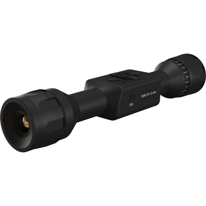 ATN TIWSTLTV212X Thor LTVThermal Black 1.5-4.5x12mm Multi Reticle 256x192, 12 Microns, 50 Hz Resolution