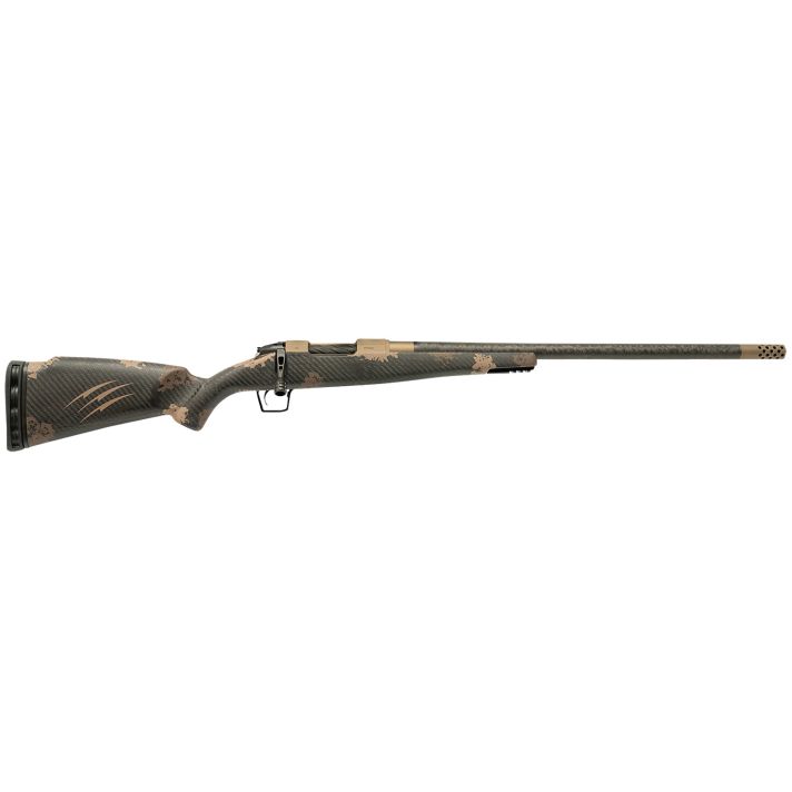 Fierce Firearms ROG65PRC22BRS Carbon RogueFull Size 6.5 PRC 3+1 22" Hand Lapped/Match Grade Threaded Barrel, Smoked Bronze Cerakote Steel Receiver, Sonora Ambush Camo Fierce Rogue Carbon Fiber Stock