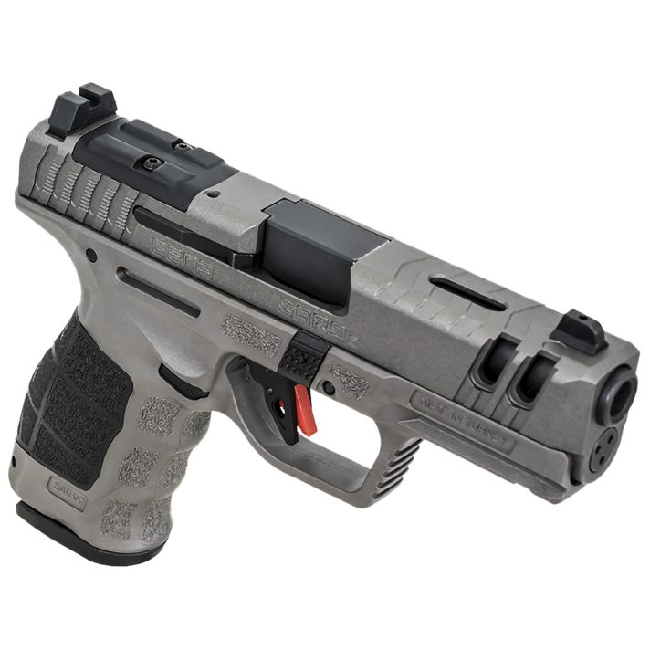 SAR USA SAR9CG3PT SAR9 C Gen3 Compact Frame 9mm Luger 15+1 4" Black Steel Barrel, Platinum Gray Steel Slide, Platinum Gray Polymer Frame w/Picatinny Rail, Black Interchangeable Backstrap Grip