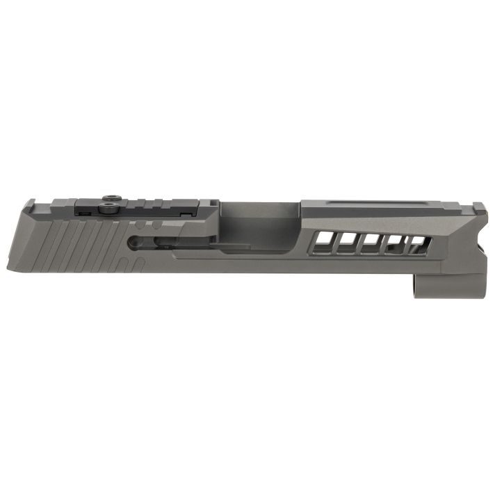 True Precision Inc TPP365XLSBCRMS Axiom Optic Cut Slide Fits Sig P365 XL Black DLC Anodized 416R Stainless Steel