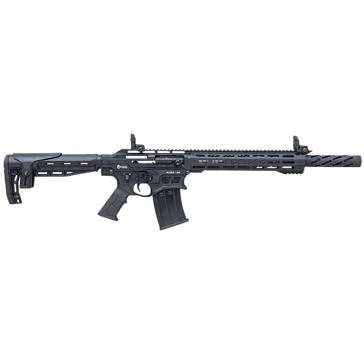 Citadel CBOSS3012 Boss3012 Gauge Semi-Auto 3" 5+1 18.75" Black Steel Threaded Barrel, Matte Black Cerakote Picatinny Rail Aluminum Receiver, Black Adj Cheek Riser Synthetic Stock