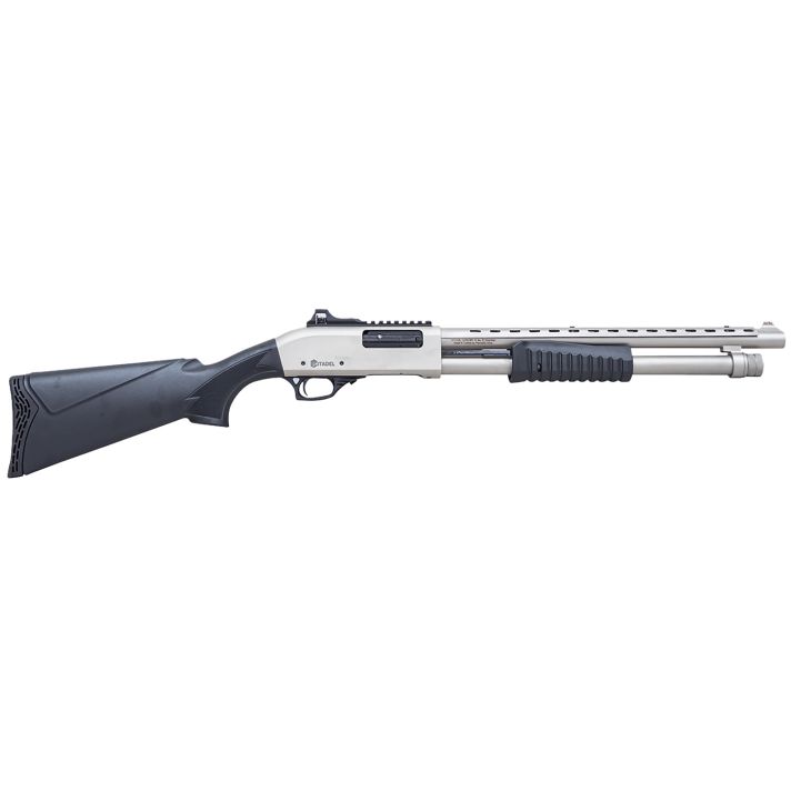 Citadel FRMN1220SYN Mariner12 Gauge Pump 3" 4+1 18.50" Black Full Heat Shield Barrel, Black Picatinny Rail Steel Receiver, Fixed Black Synthetic Stock