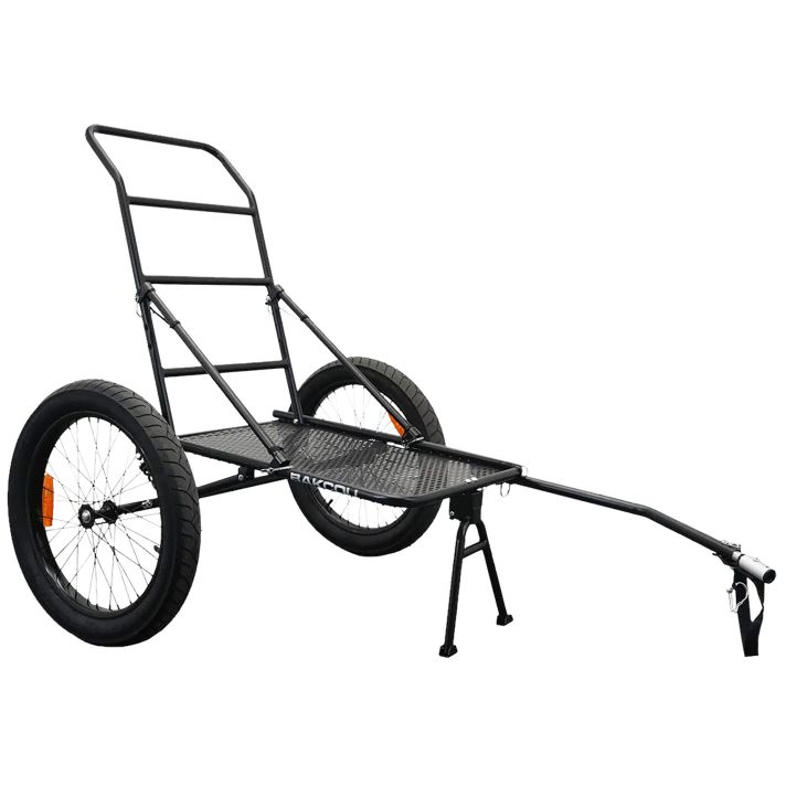Bakcou E-bikes RFDT Deer EBike TrailerIncludes Kickstand Black 72"