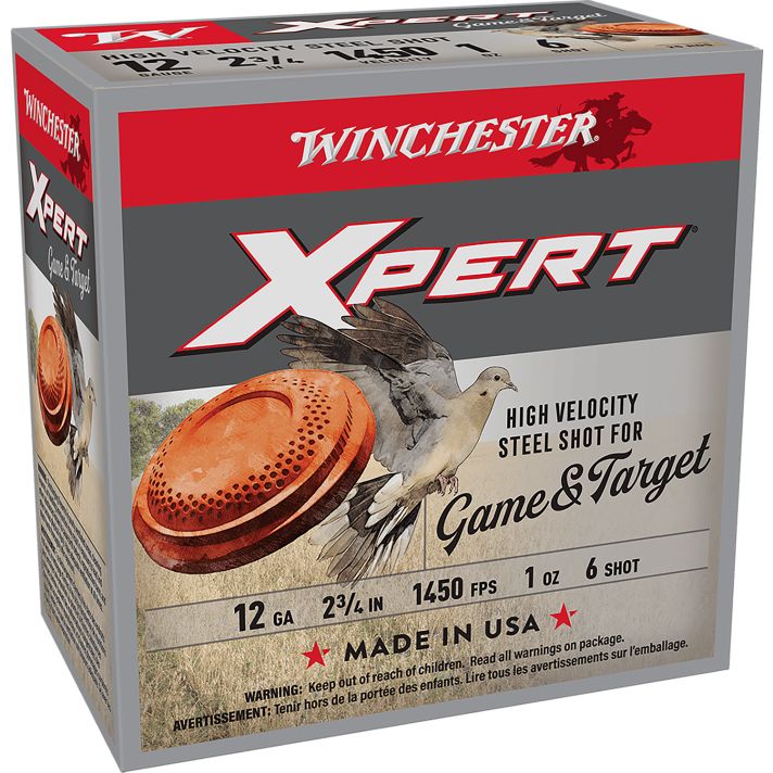 Winchester Ammo WE12GTHV6 Xpert High Velocity 12Gauge 2.75" 1oz 6Shot 25 Per Box/10 Case