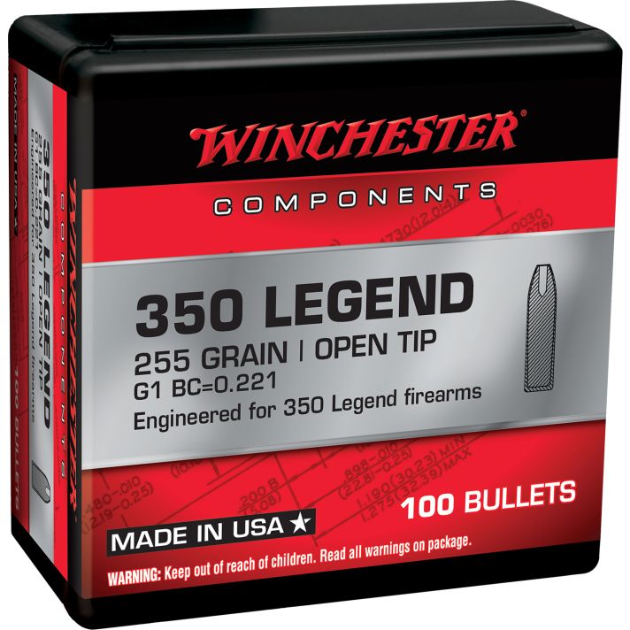 Winchester Ammo WB350L255X 350Legend 255gr Open Tip 100 Per Box/10 Case
