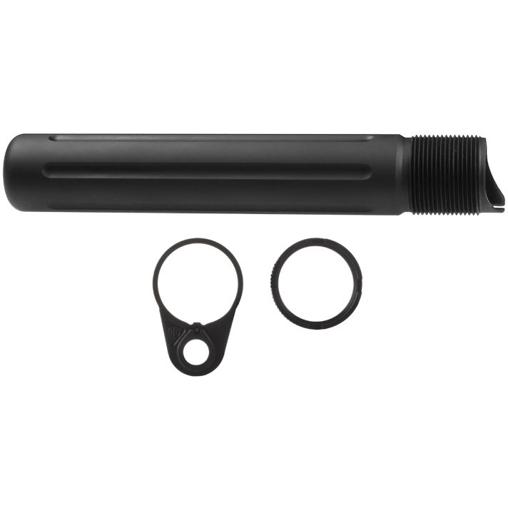 Primary Weapons 4G2BTPB-1F Castle Nut7075 T-6 Aluminum Black Anodized