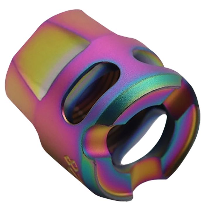 True Precision Inc TPYMICROS Micro Compensator Y-Type Spectrum 416R Stainless Steel 1/2"x28 Threads 9mm/380 ACP