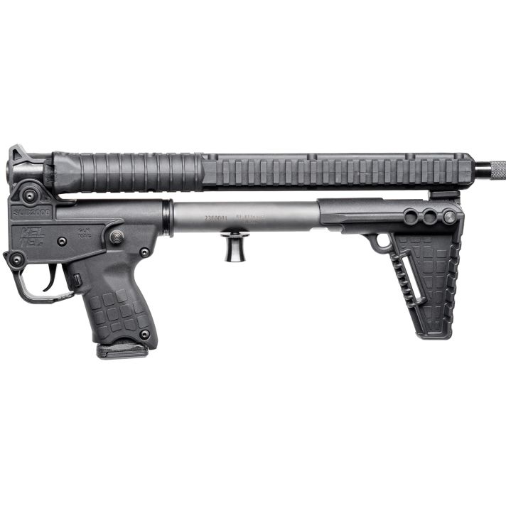 Kel-Tec SUB2K9GLKBLK10 SUB2000 Gen3 9mm Luger 10+1 16.15" Black Steel Threaded Barrel, Black Picatinny Rail Aluminum Receiver, M-LOK Handguard, Black Synthetic Folding Stock, Black Polymer Grip