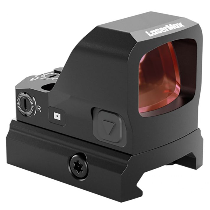 LaserMax LMMRDS Micro Red Dot SightMatte Black 1 x 0.83" x 0.65" 3 MOA Red Dot