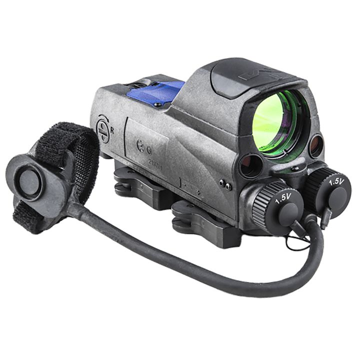 Meprolight USA 0687703 MOR PROBlack 1 x 30 mm 2.2 MOA Dot/Bullseye Reticle Red & IR Laser