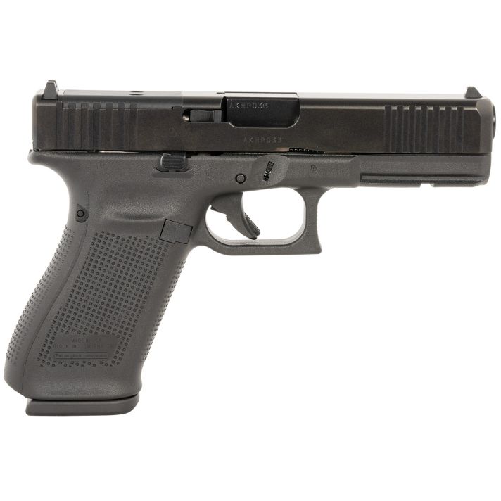Glock UA205S203MOS G20 Gen5 MOS Standard 10mm Auto 15+1 4.61" Black GMB Barrel, Black nDLC Serrated Slide, Black Polymer Frame w/Picatinny Rail, Black Textured Grip, Ambidextrous, USA Made