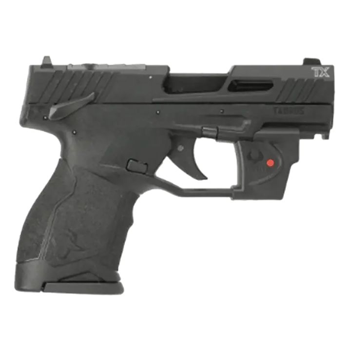 Taurus 1-TX22131VL TX22CCompact Frame 22 LR 13+1 SAO 3.60" Matte Black Steel Threaded Barrel, Black Anodized Optic Ready/Serrated Slide, Black Polymer Frame w/Picatinny Rail, Viridian Laser